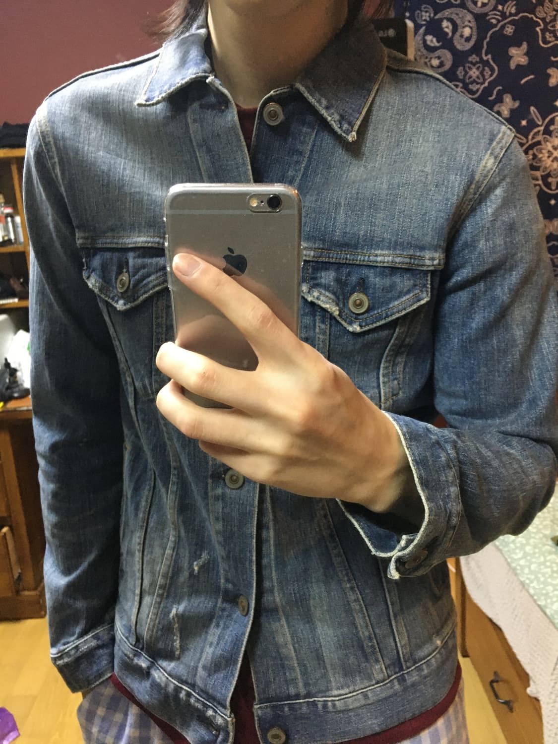 Quadro japan denim jacket 상품이미지1