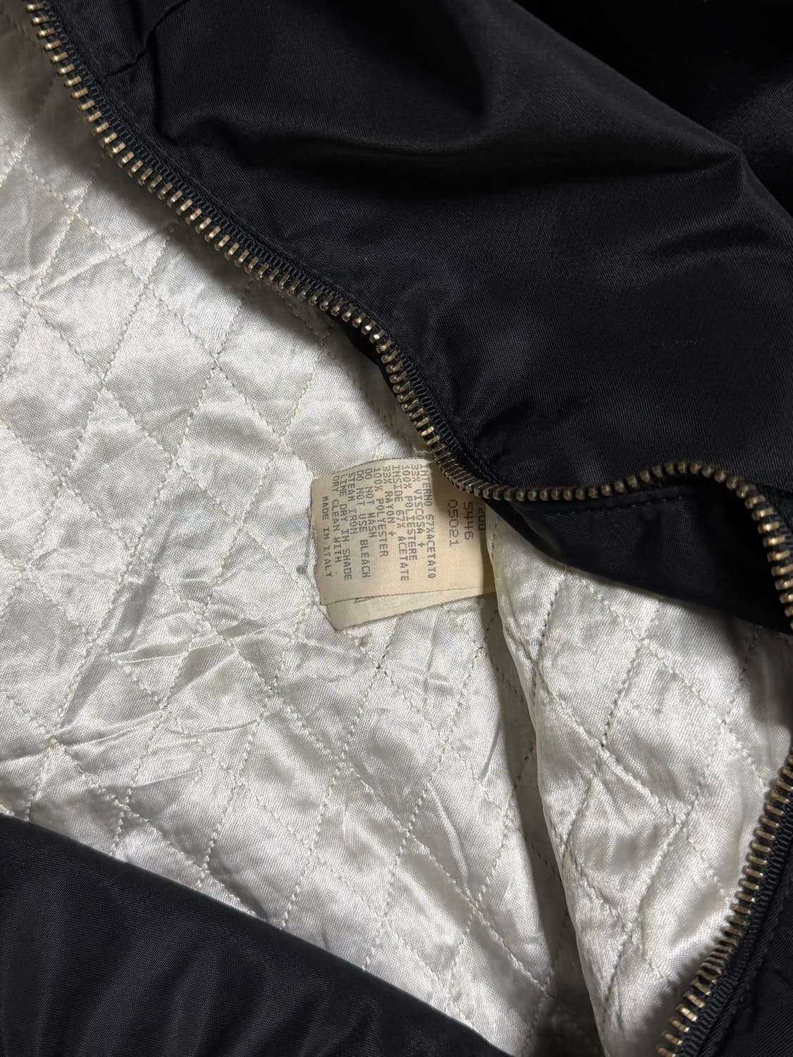 Made in itlay 나일론 하이넥 자켓 50 상품이미지2