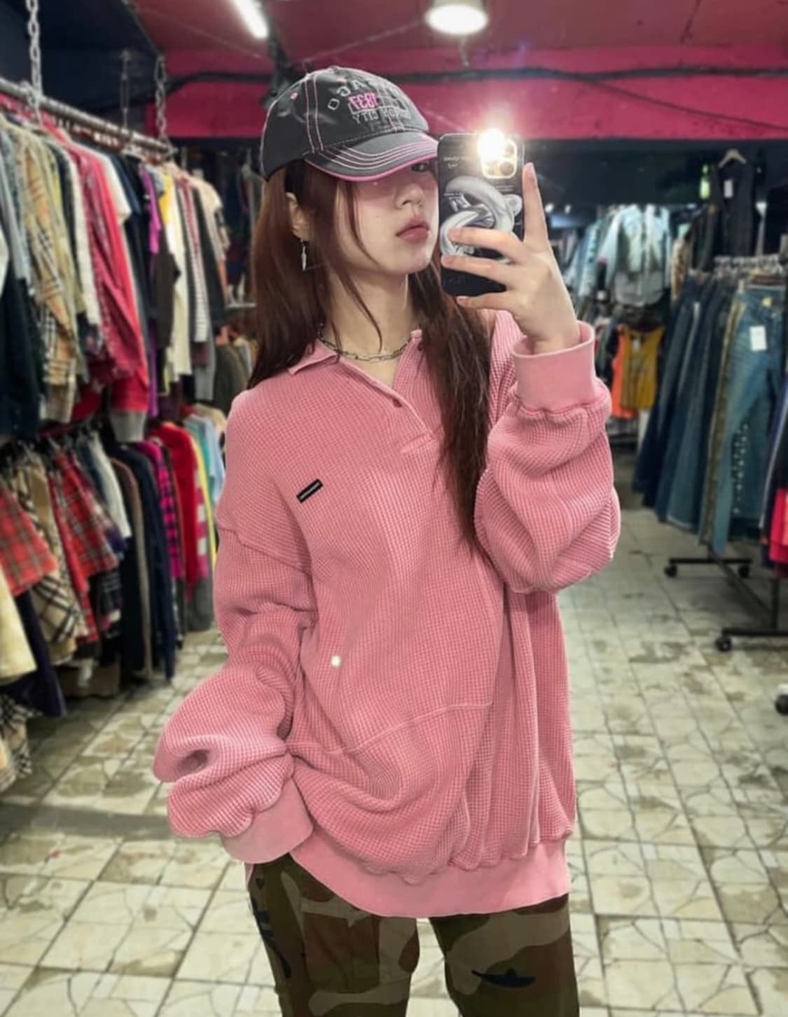 디스이즈네버댓 와플니트 상품이미지1