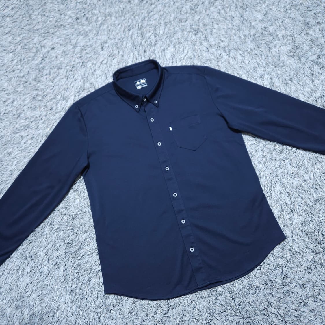 아디다스골프)105 남자 남색 쿨맥스 골프남방 / 왕눈이샵 상품이미지2