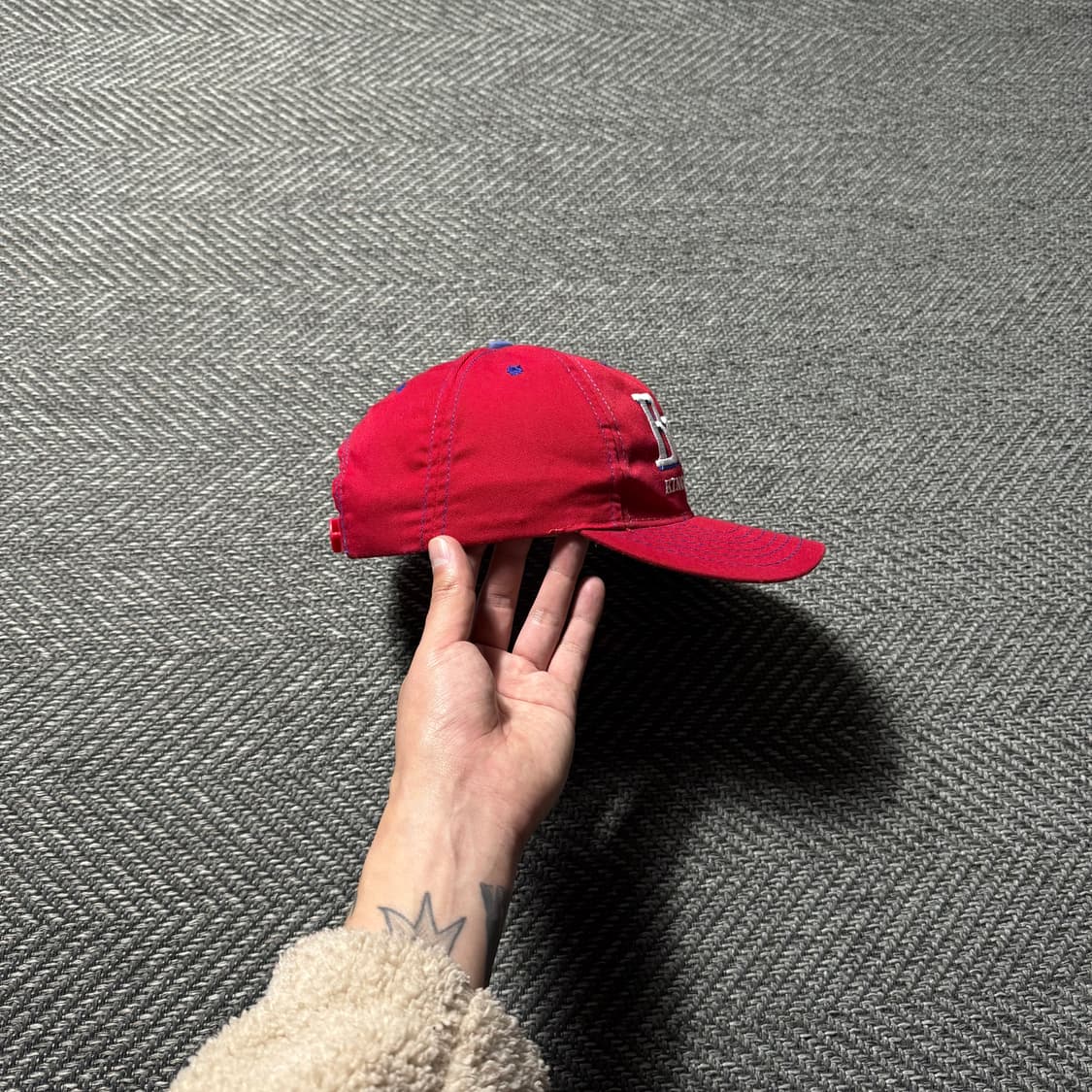 90s USA 미제 버드와이저 6패널 빈티지 볼캡 모자 상품이미지3