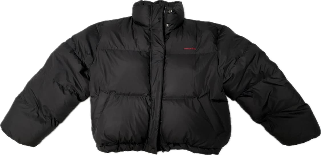 오버듀플레어 글로시 다운 패딩_블랙 상품이미지5