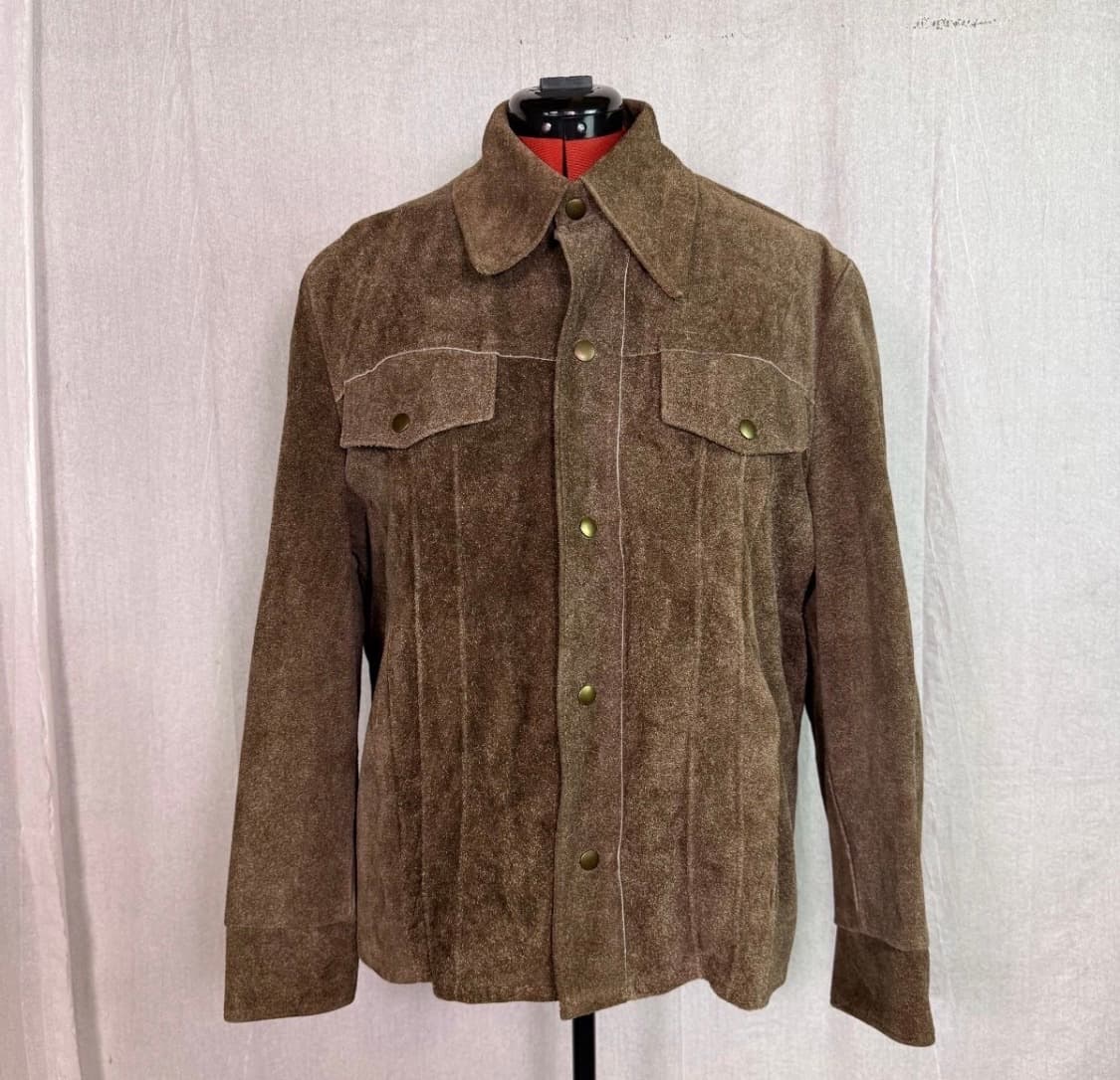 Sears The leather shop 스웨이드 레더 재킷 상품이미지1