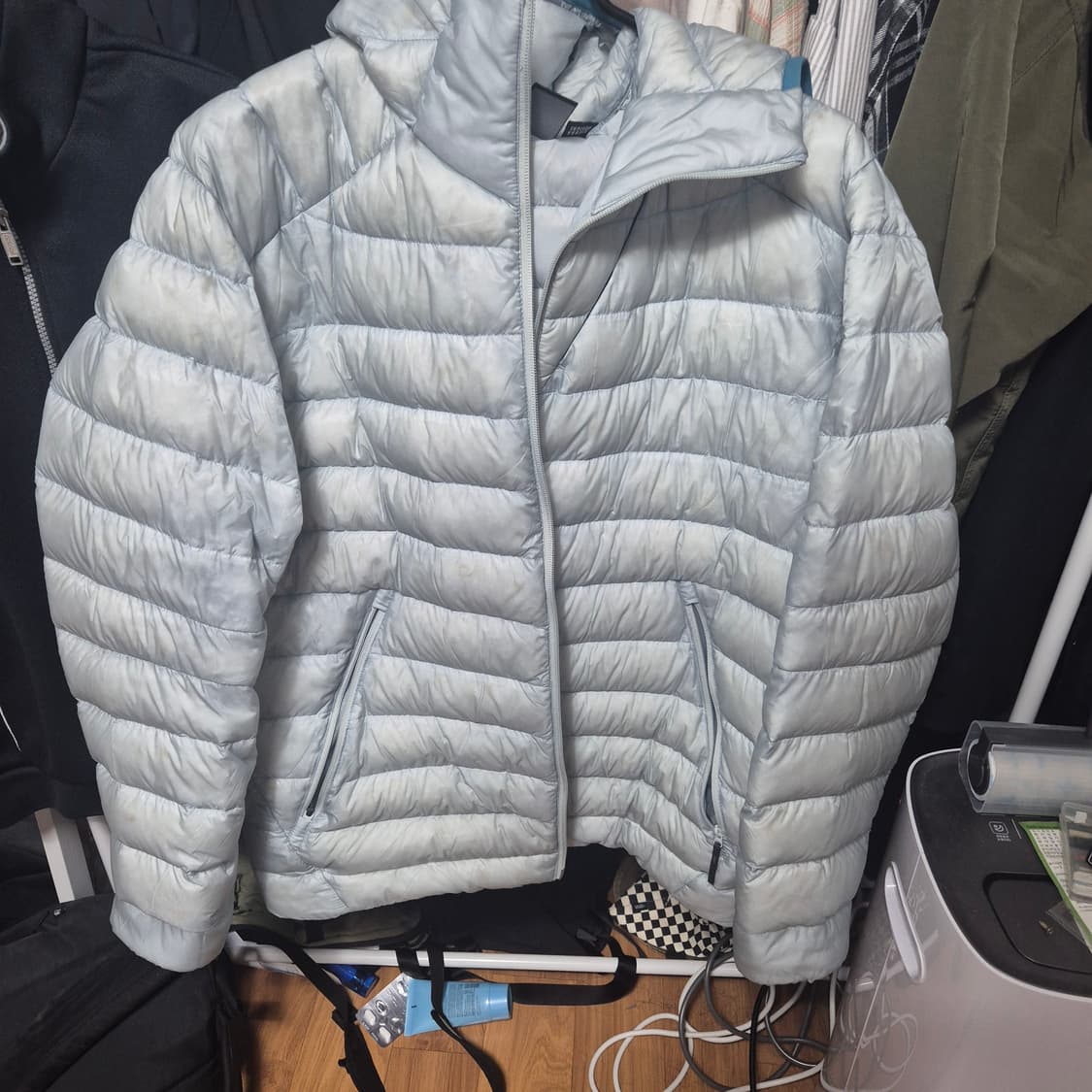 (USA L, KOR XL) 시에라디자인 뮤어 경량패딩 라이트그레이 상품이미지1