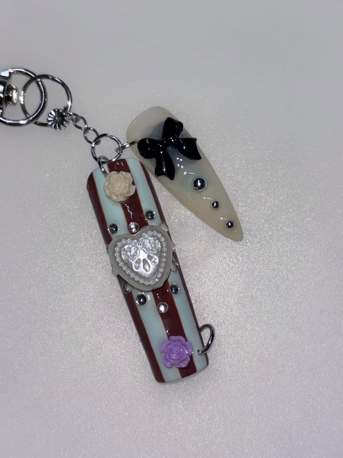 네일 팁 키링 nail tip keyring 상품이미지1