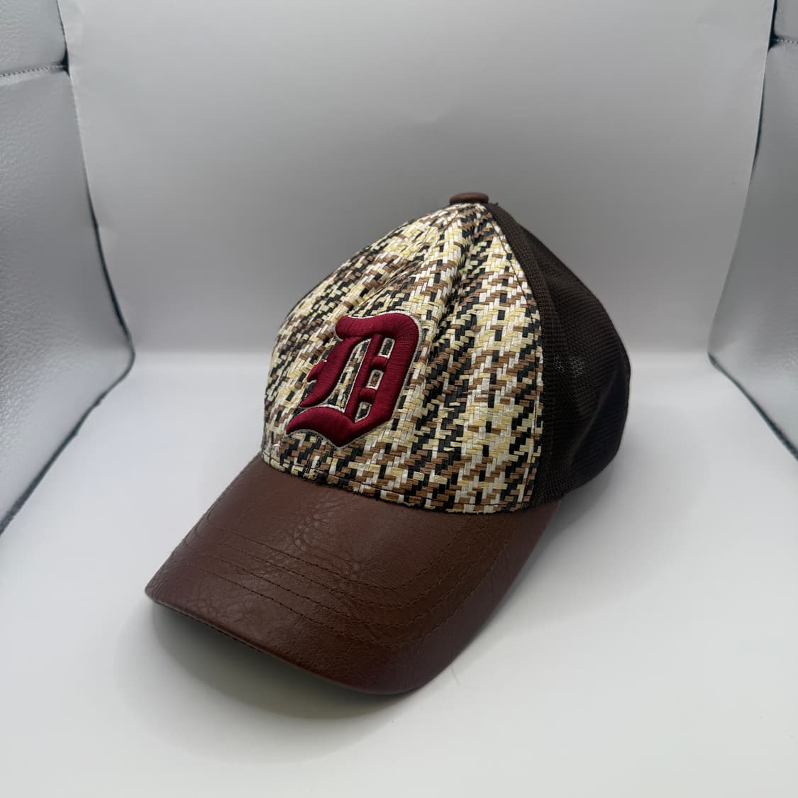 MLB 디트로이트 타이거즈 빈티지 가죽 메쉬캡 OS 상품이미지3