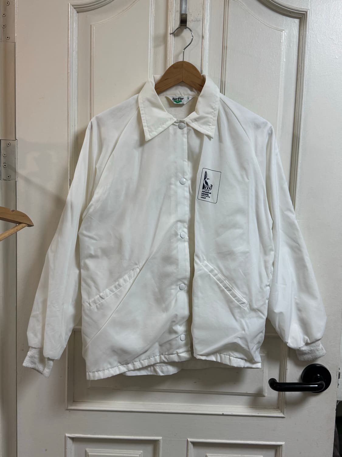 빈티지 화이트 코치 자켓 상품이미지1