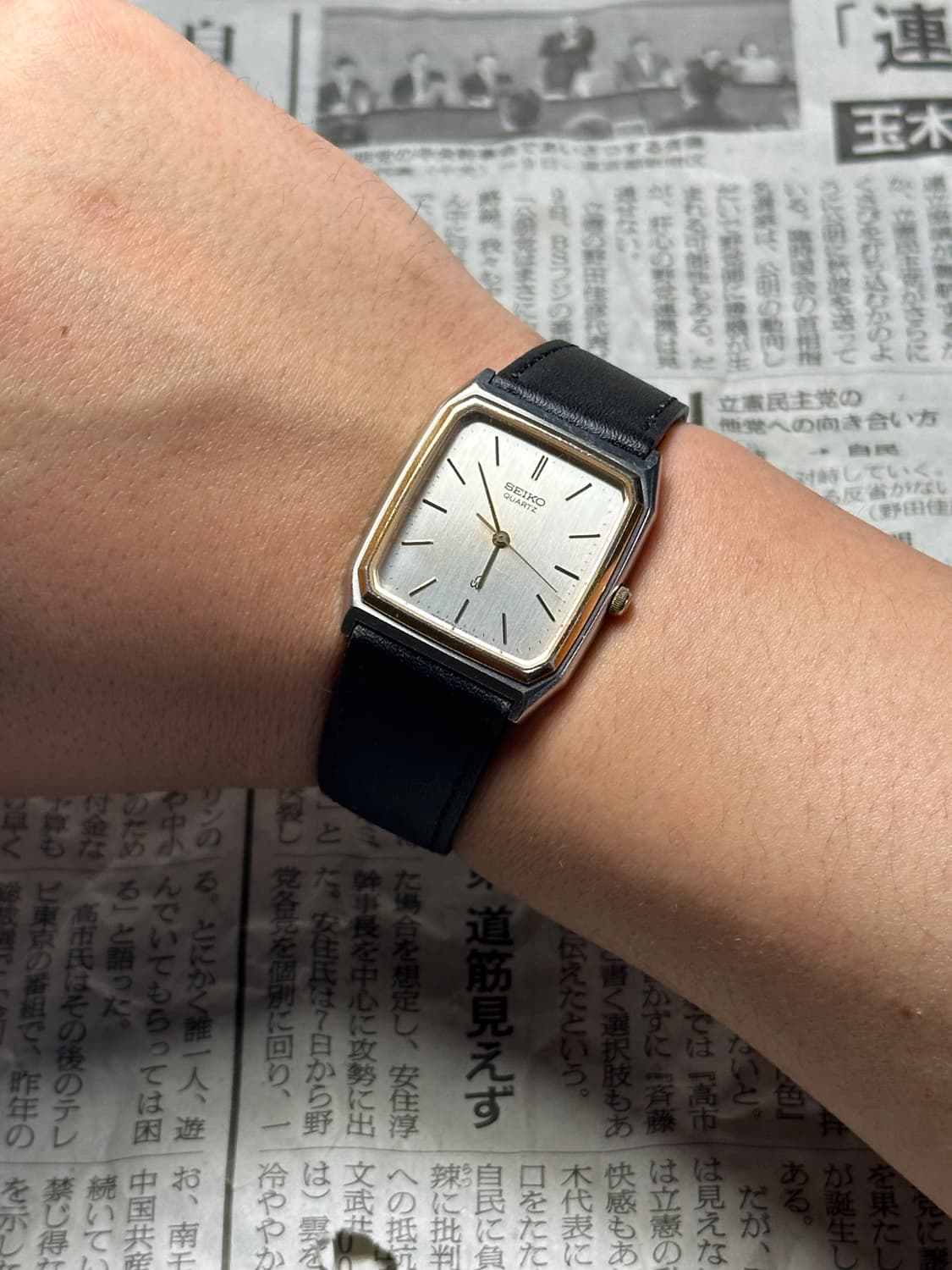 SEIKO square gold 상품이미지5