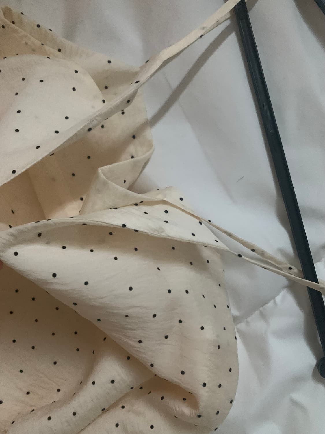 씨유쑨 시유쑨 도트 나시 레이어드 원피스 아이보리 상품이미지5