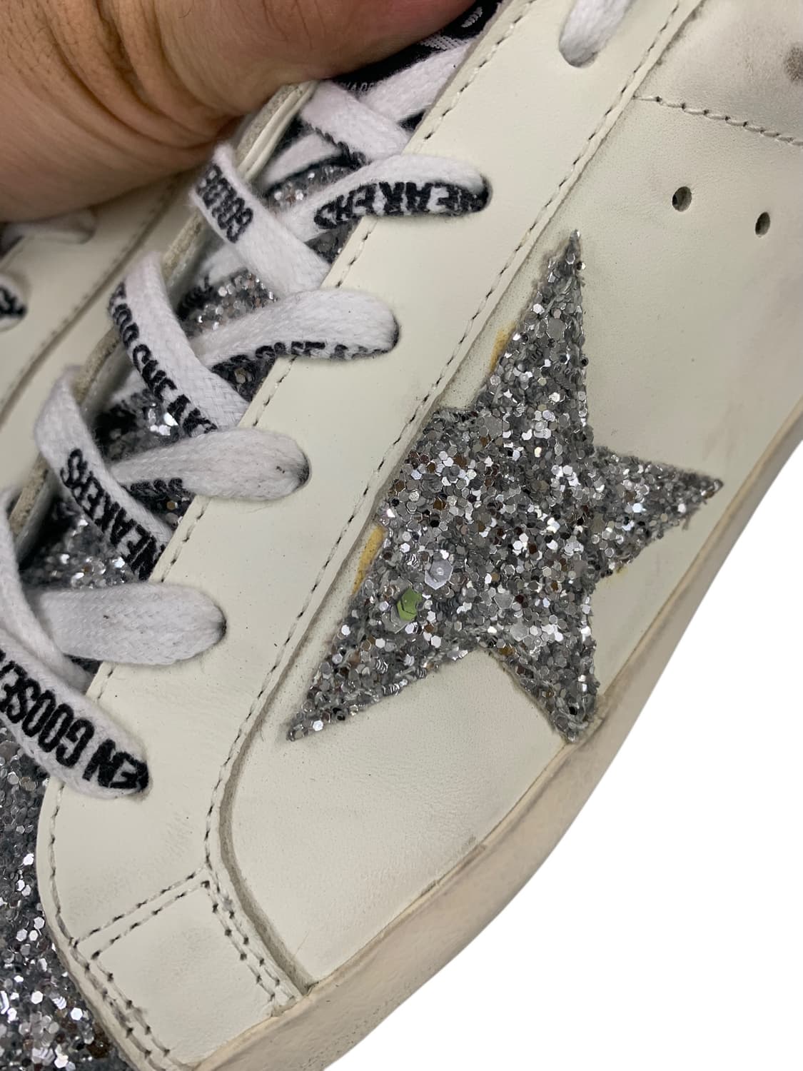 골든구스 슈퍼스타 화이트 글리터 스니커즈 36(230) (gr-3302) 상품이미지10