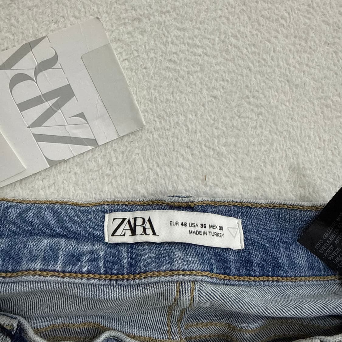 46 새상품 자라 데님팬츠 0427T 상품이미지3