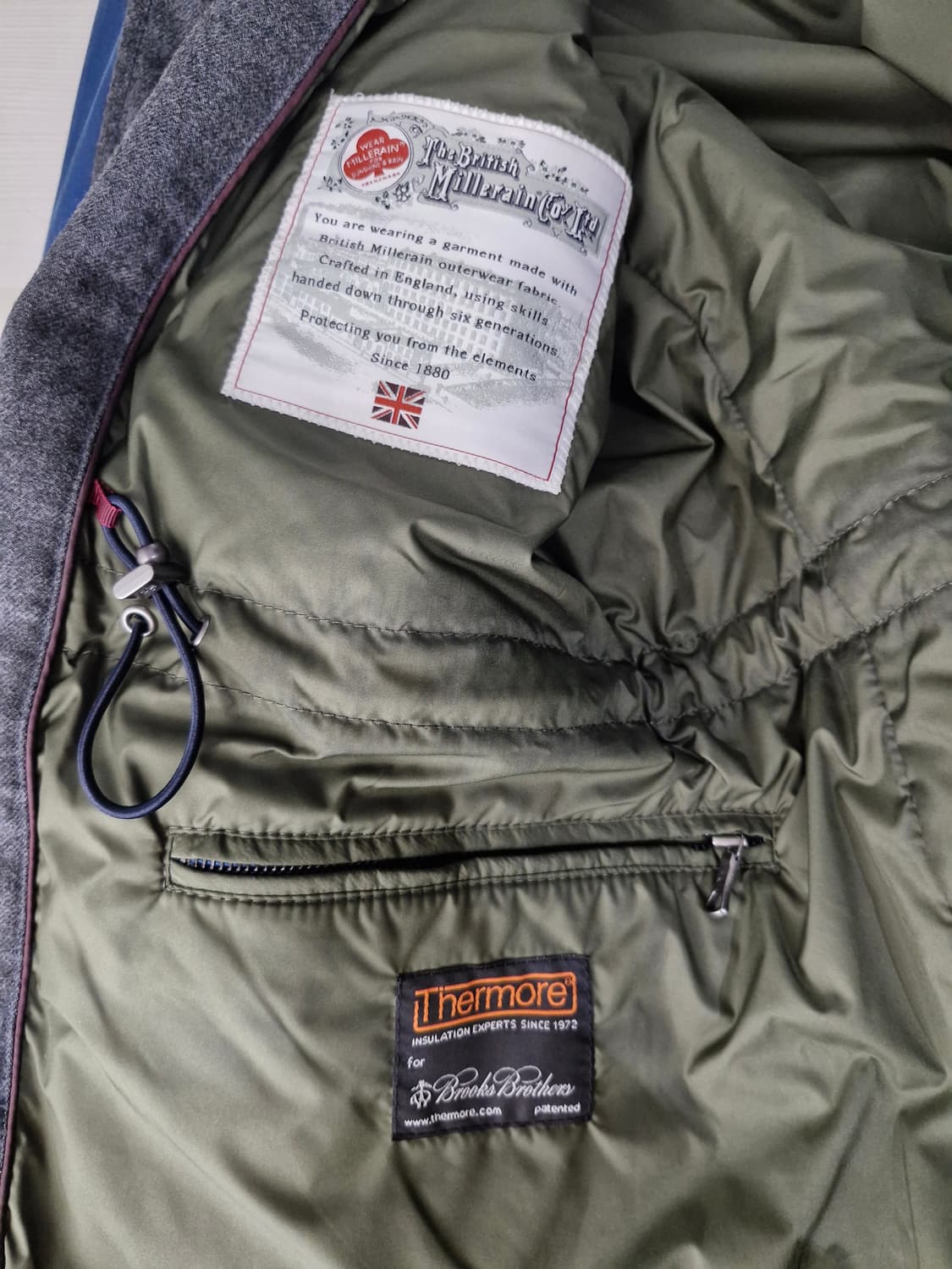 브룩스브라더스 이태리 왁스 자켓_M 상품이미지7