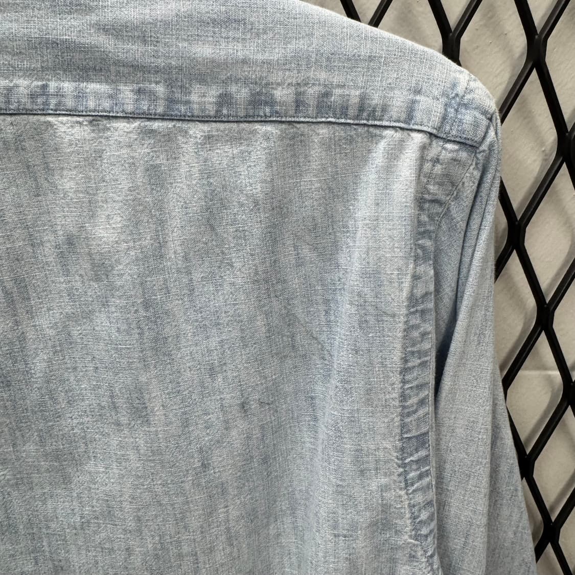 폴로 랄프로렌 솔리드 긴팔 데님 셔츠 멀티포니 포인트 상품이미지8