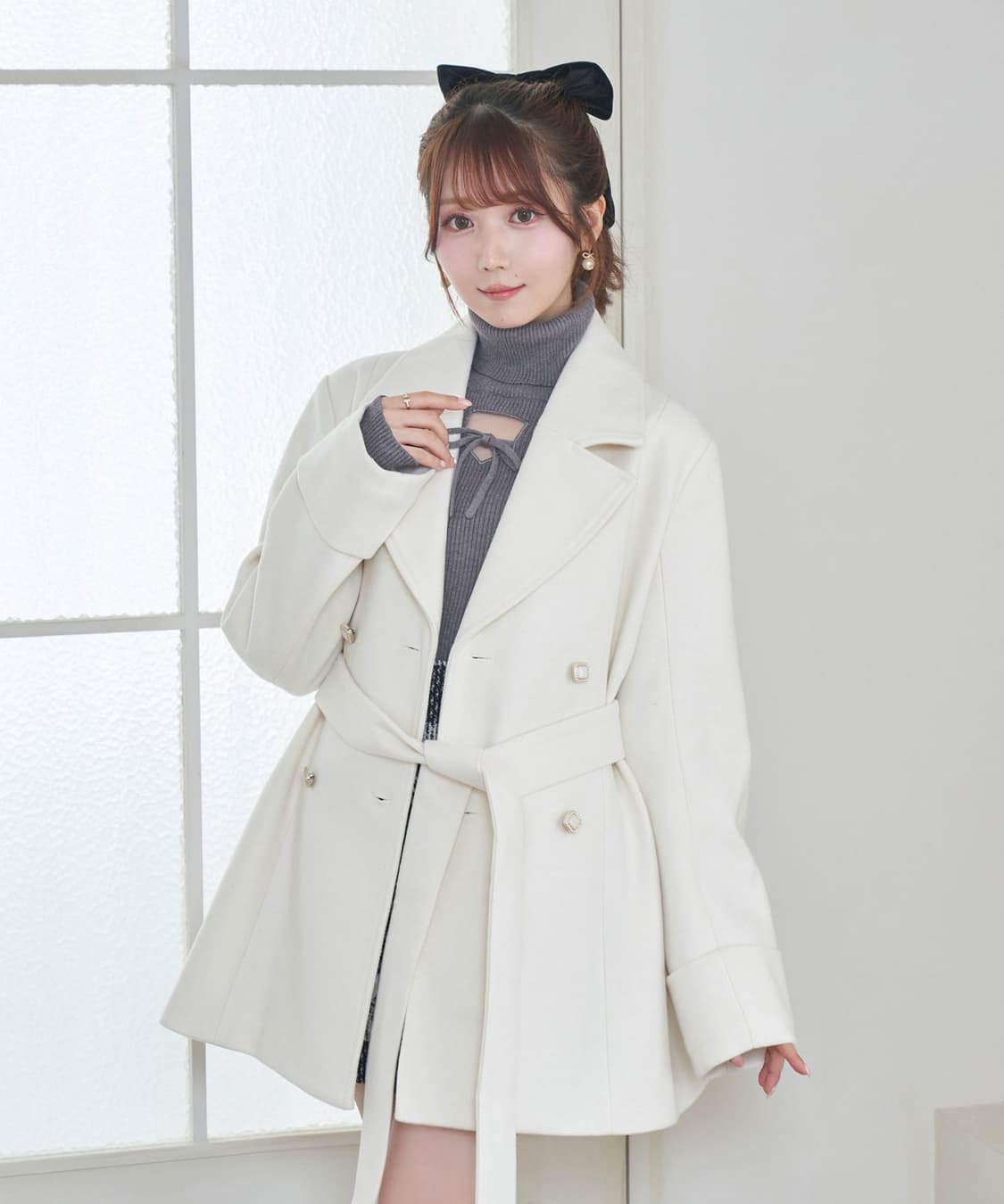 로제뮤즈 테일러드 코트 달천 오네라떼히메갸루 양산형 스나계 상품이미지7