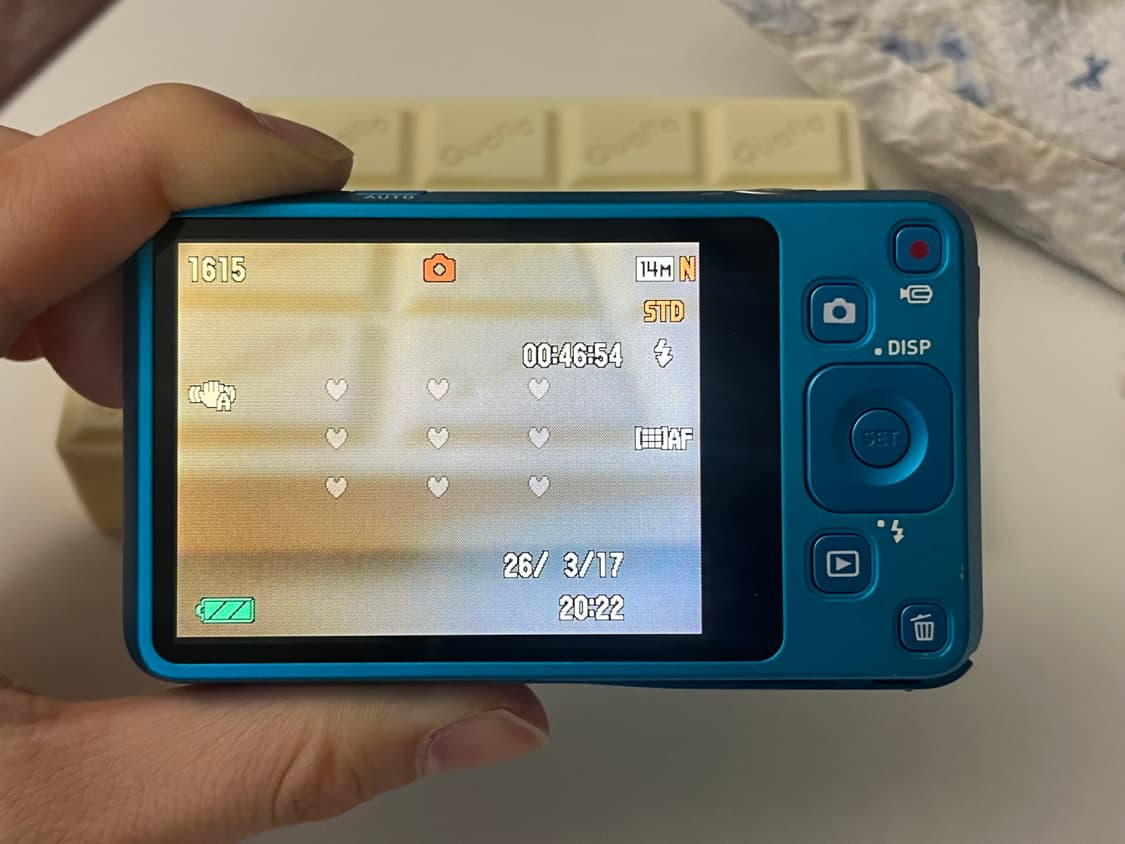 풀박 카시오 엑슬림 ex-z800 블루 작례o 빈티지 디카 후지필름 삼성 상품이미지6