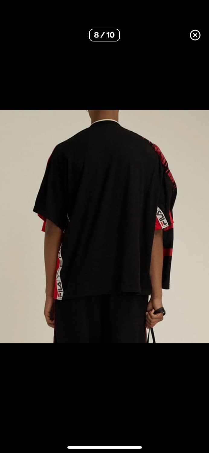 와이프로젝트 x 필라 레이어드 티셔츠 상품이미지3