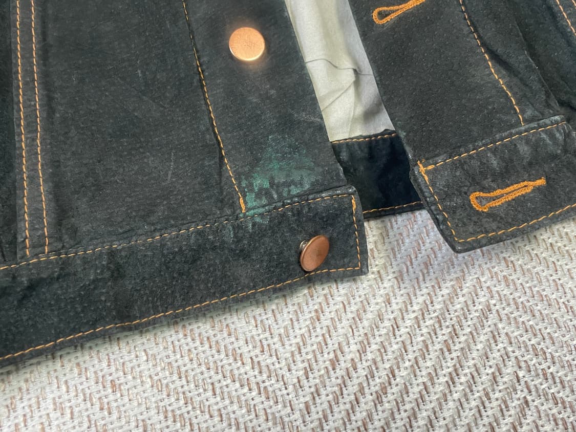 Pegabo 페가보 워셔블 스웨이드 트러커 재킷 J03404 상품이미지8