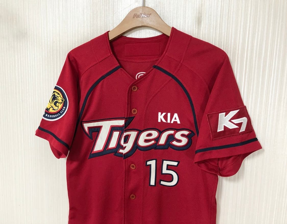 KBO 위팬 기아타이거즈 올드 원정유니폼/져지 90 #15 이용규 상품이미지5