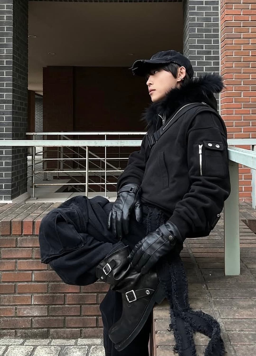 BLR x Pog service curved pants 상품이미지2