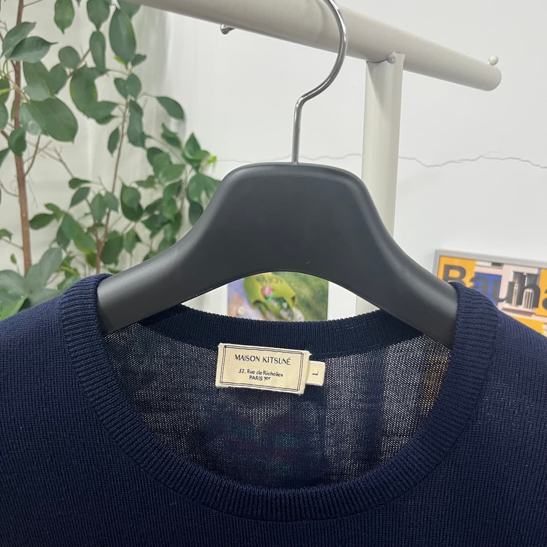 메종키츠네 트리플폭스 울니트 L 상품이미지3