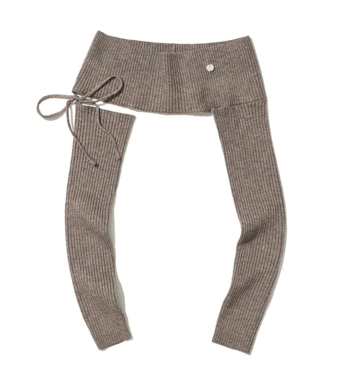 파르티멘토우먼 니트 암 워머 탑 베이지 상품이미지3