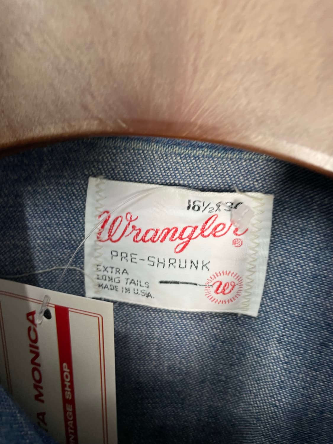 랭글러 자수패치 데님 웨스턴 셔츠 H2129 상품이미지4