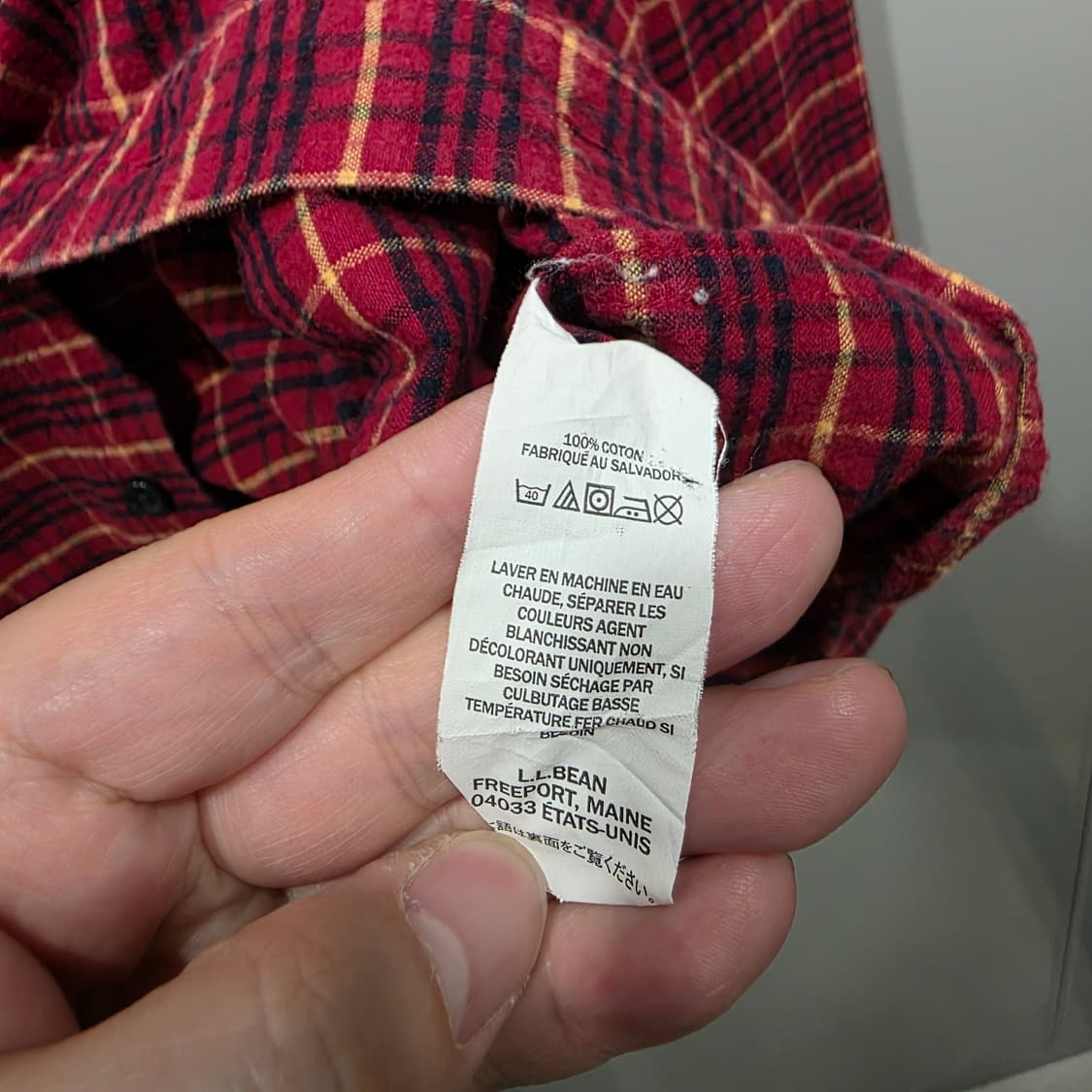 엘엘빈(L.L.Bean) 긴팔 플란넬 카라 셔츠 상품이미지3