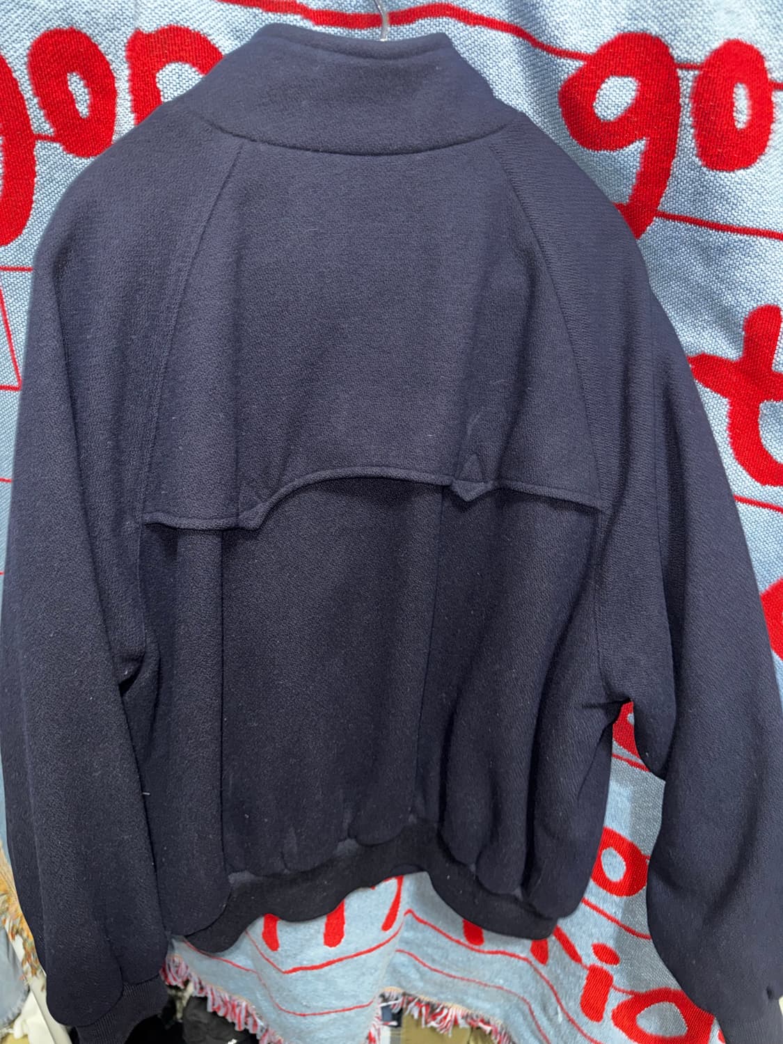 90s폴로 랄프로렌 울 바라쿠다 헤링턴 자켓 G9 네이비 XL(네고문의) 상품이미지2