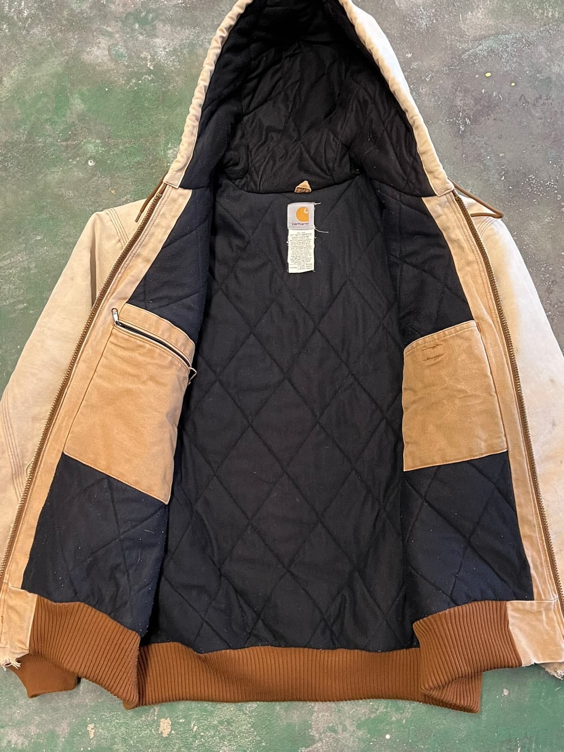 [XL] 칼하트 덕 액티브 자켓 J140 BRN 빈티지 워크자켓 후드집업 상품이미지10