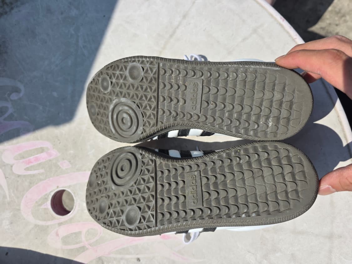 아디다스 삼바 OG 화이트 블랙 260 인기사이즈 상태양호 상품이미지6
