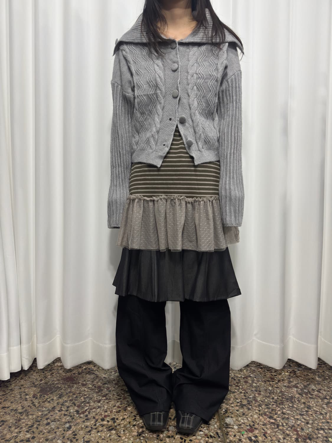 knit short cardigan 상품이미지2