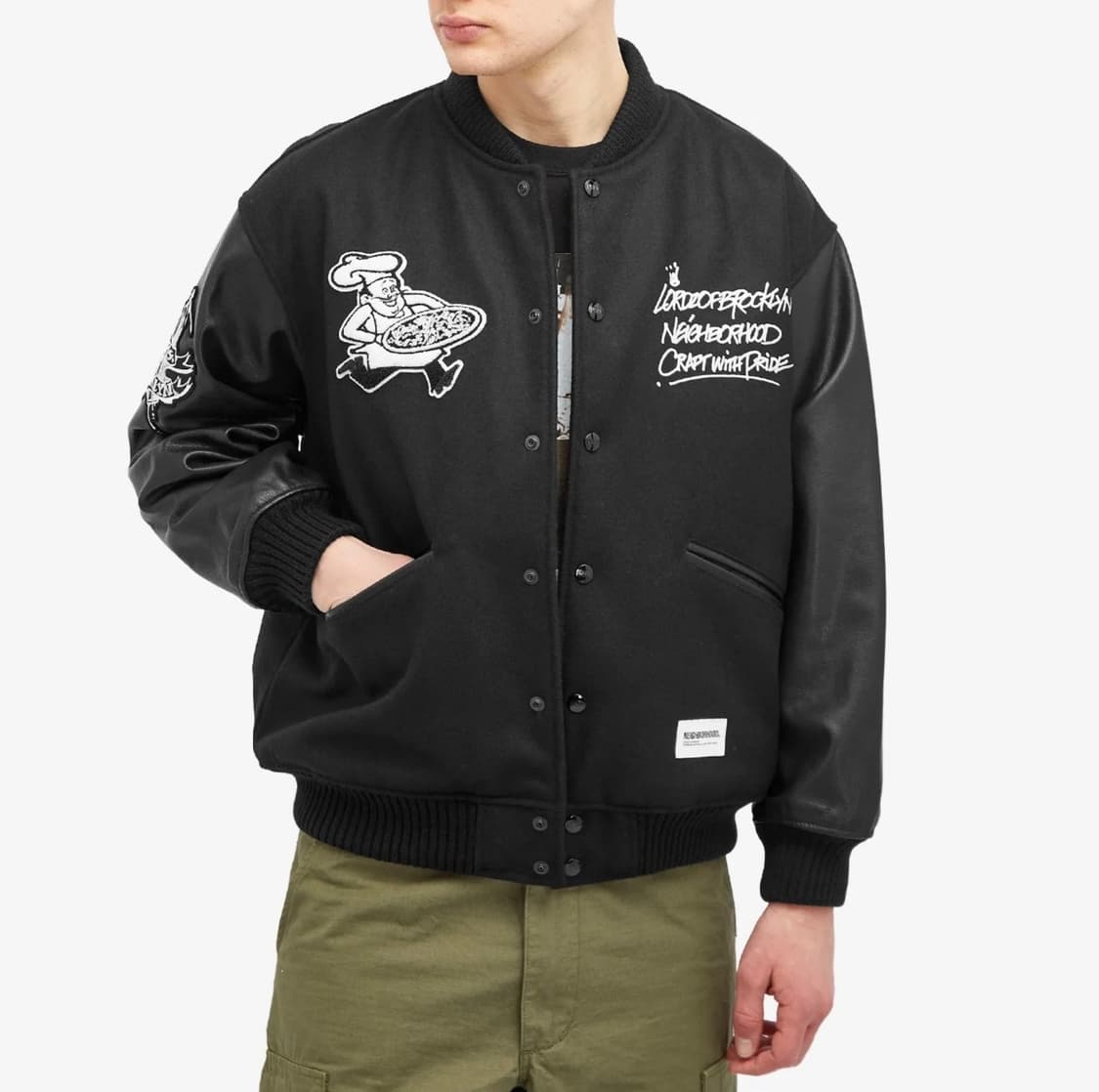 새상품) 네이버후드 x Lordz of brooklyn 스타디움 자켓  상품이미지1