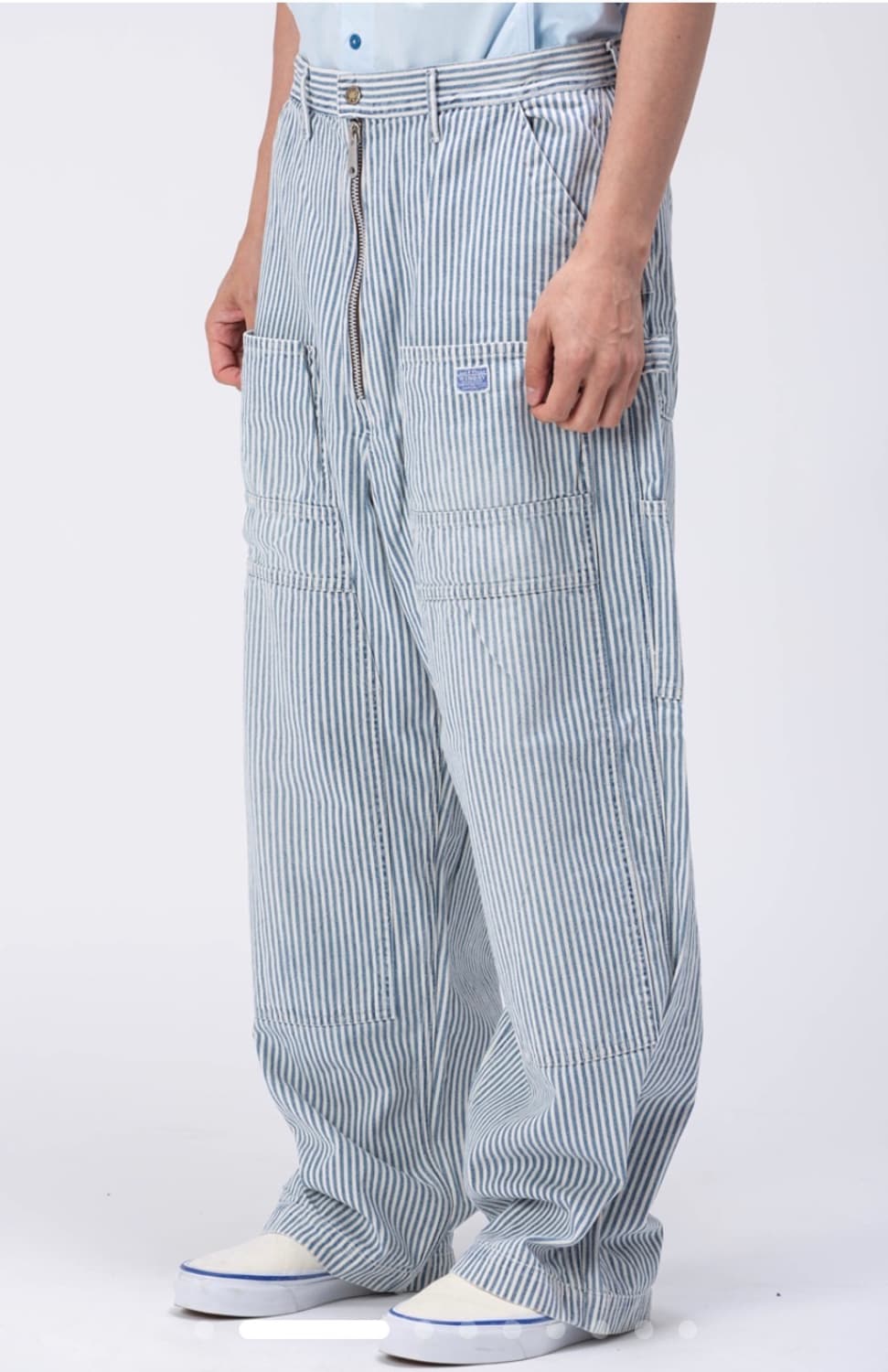 캐피탈 10oz 스트라이프 팬츠 3 상품이미지1