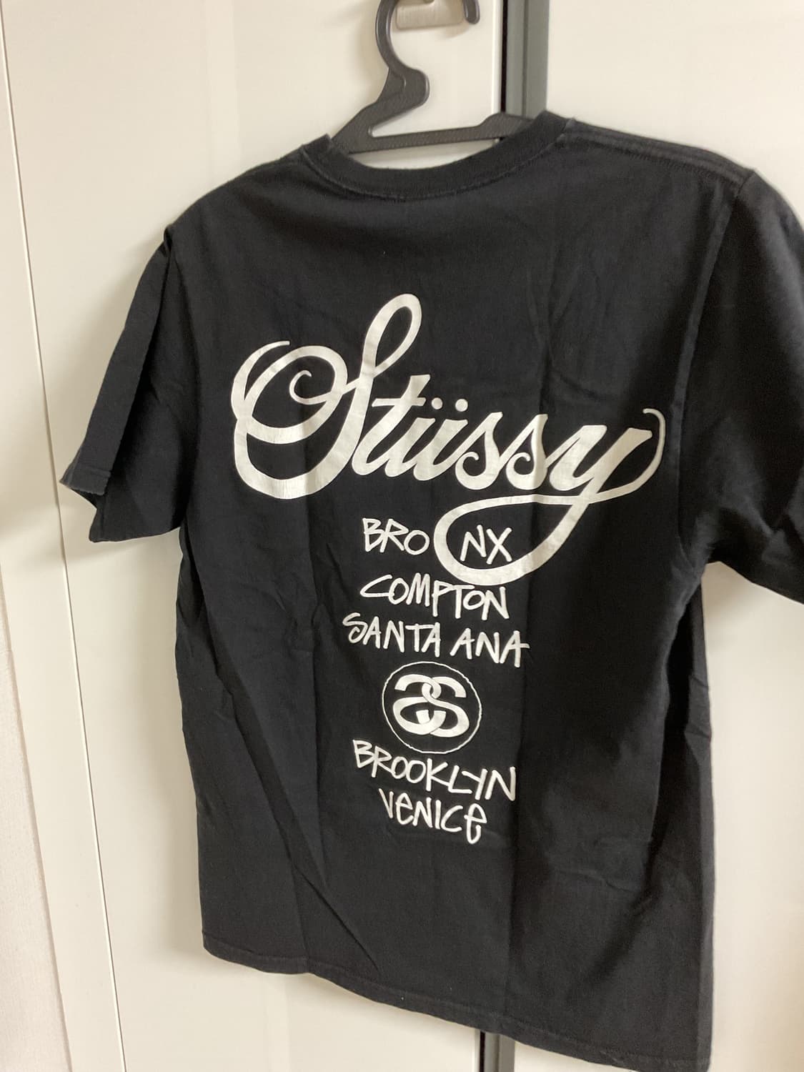 스투시 월드투어 티셔츠 블랙 2023 상품이미지4