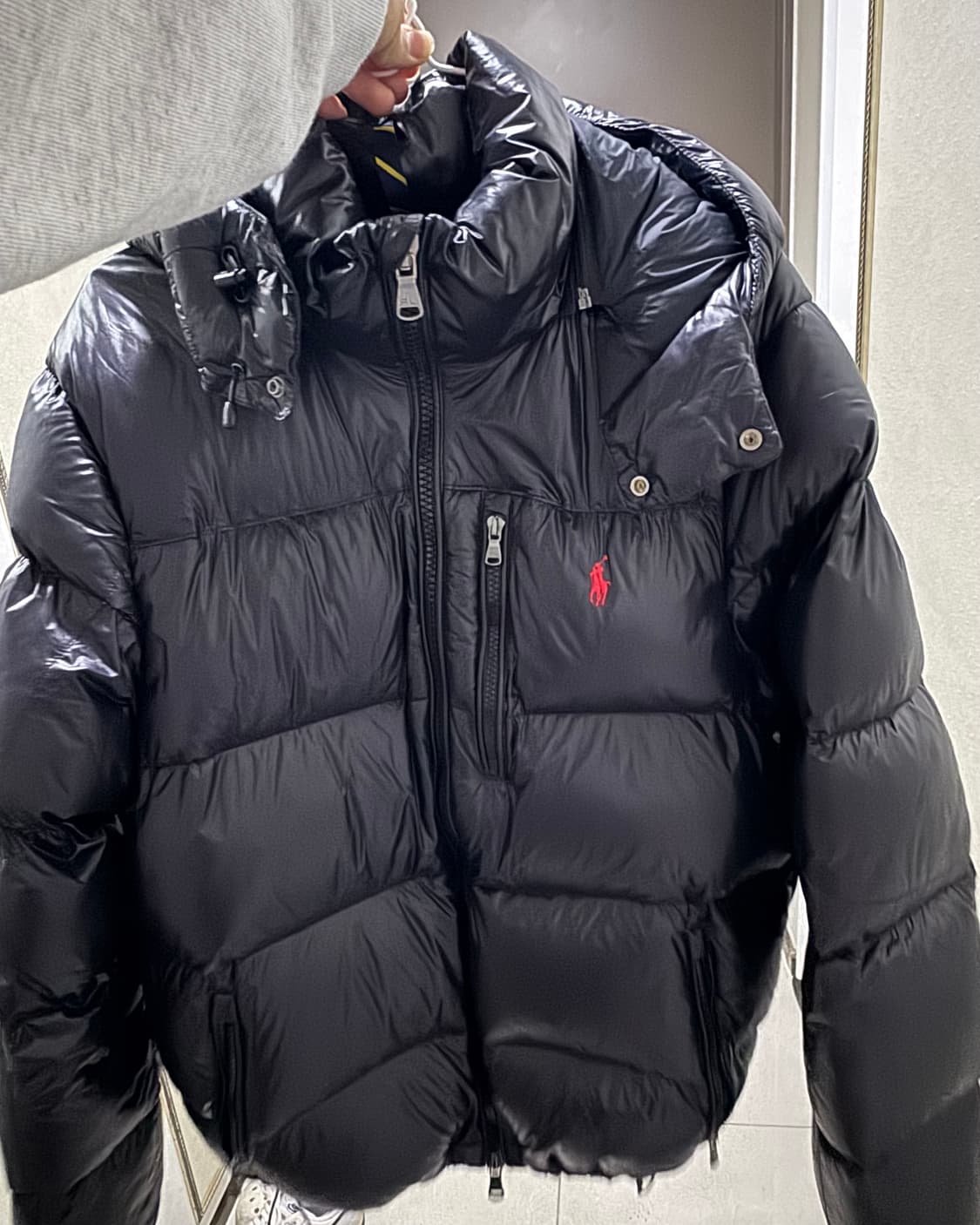 폴로 랄프로렌 유광패딩 (정품) 상품이미지5