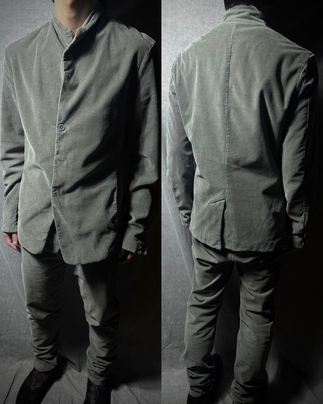 Transit Uomo Corduroy Stand Collar Setup 상품이미지1