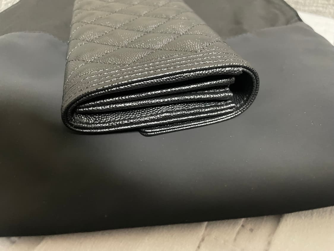 샤넬 보이 플랩 장지갑  캐비어 은장 풀박스 새제품 상품이미지5