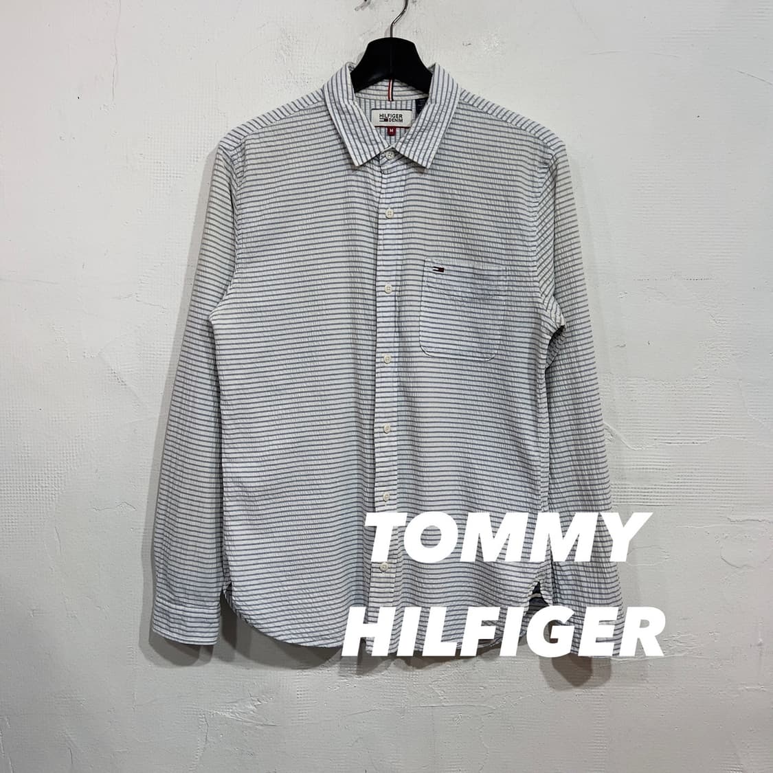 타미힐피거 스트라이프 셔츠 상품이미지1