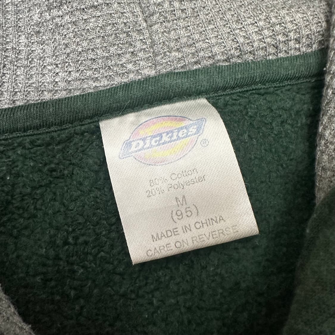 Dickies 디키즈 기모 후드집업 그린 95(M) 상품이미지4