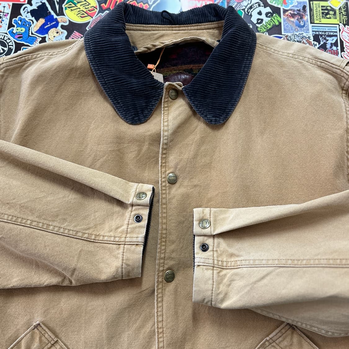 8~90s USA 울리치 블랭킷 라인드 헌팅 자켓 XL 상품이미지4