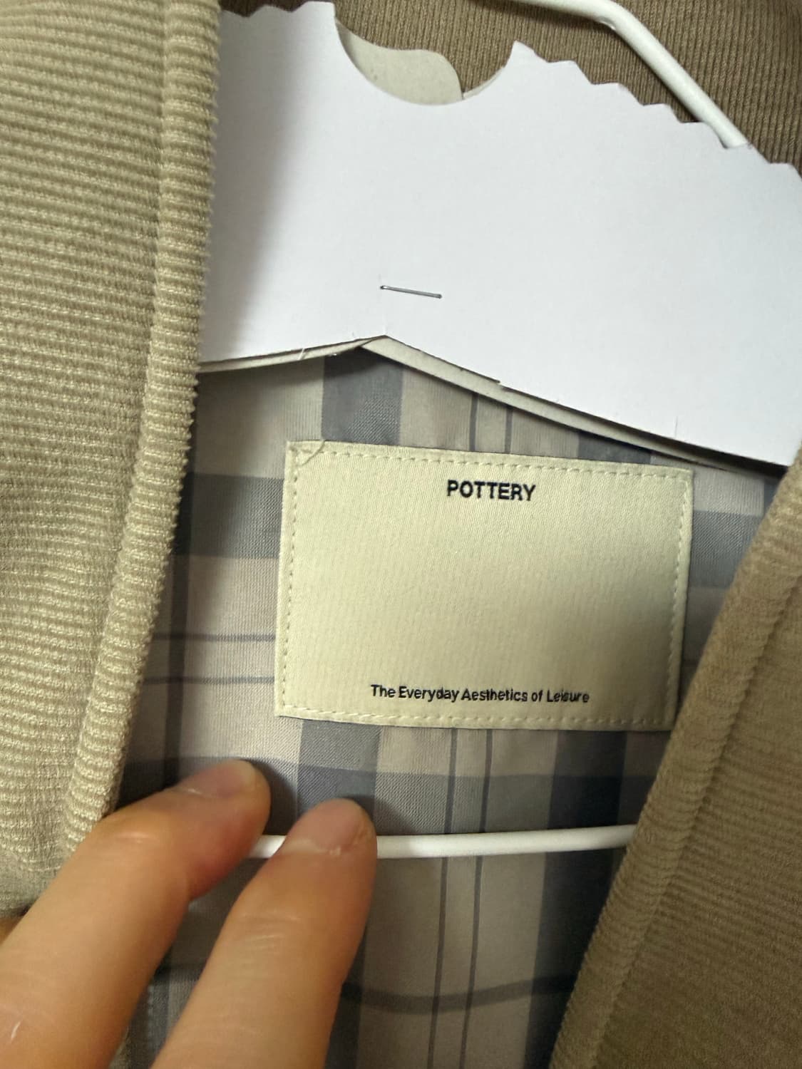 포터리 코듀로이 해링턴 자켓 4사이즈 상품이미지5