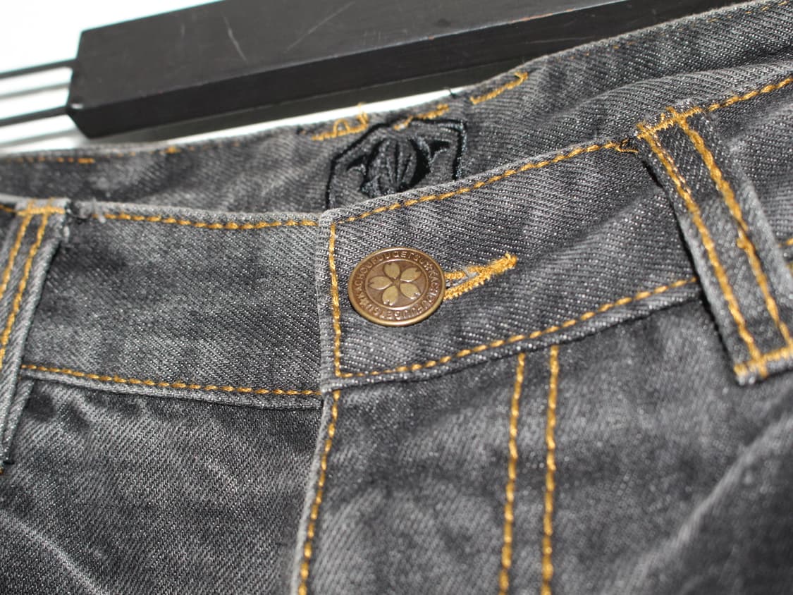 화조풍월 용 자수 블랙데님팬츠 36 상품이미지5