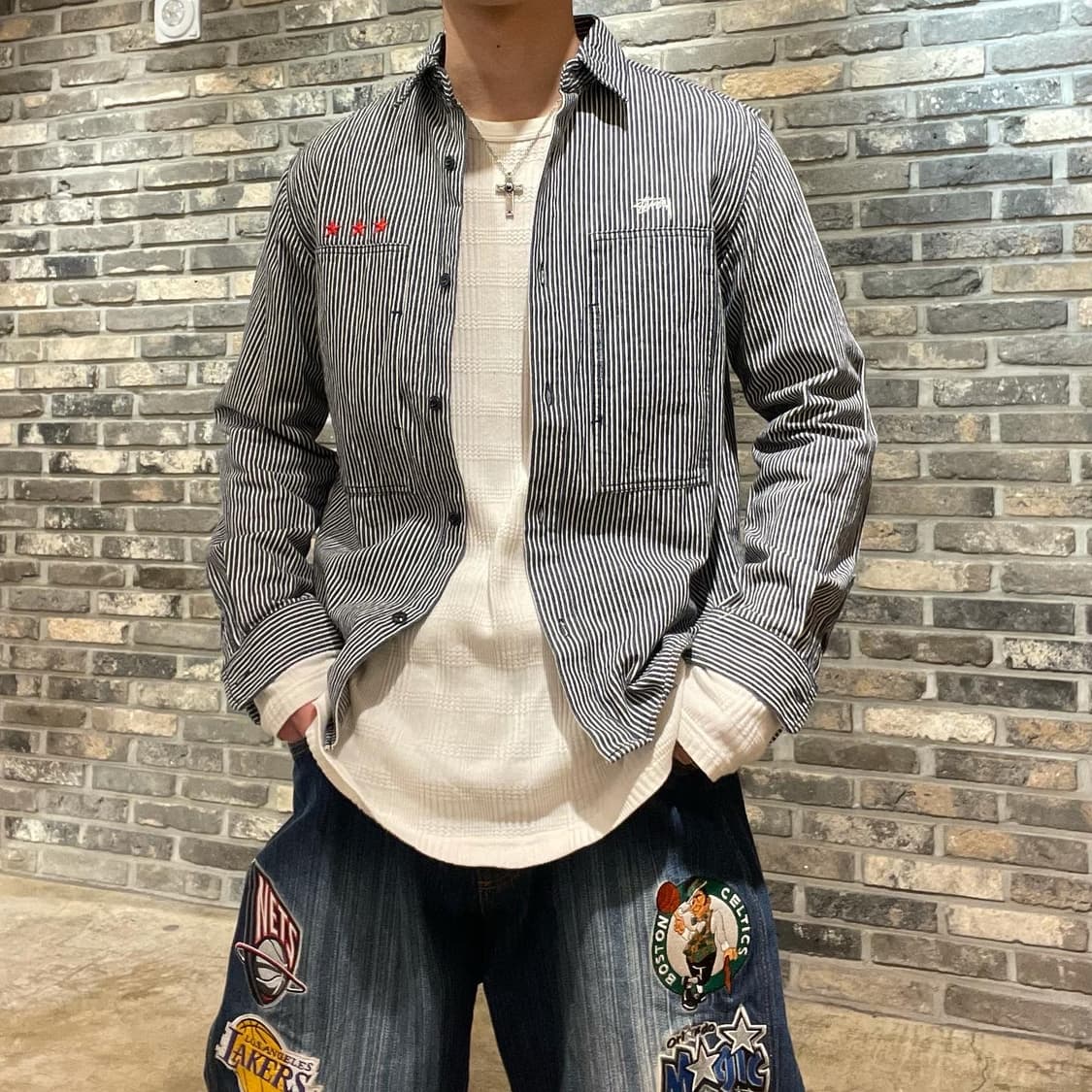 Stussy 스투시 히코리 워크 셔츠 상품이미지2