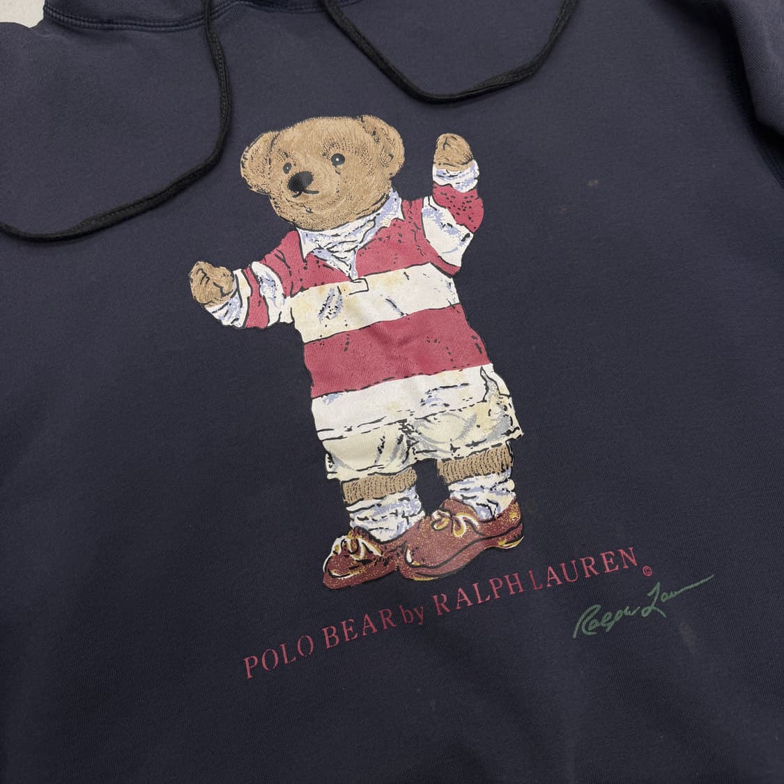 폴로 베어 페이딩 후드티 상품이미지3