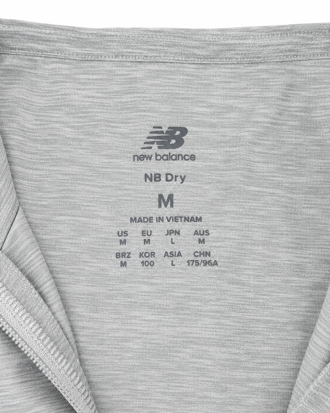뉴발란스 NB Dry 하프집 티셔츠 그레이 상품이미지5