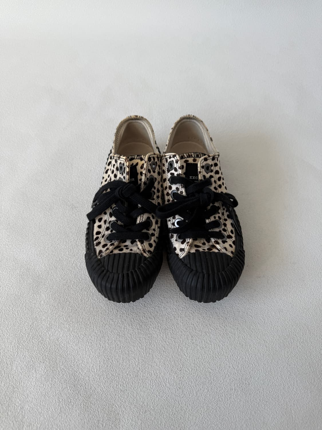 [220]엑셀시오르(excelsior) 호피 송치 캔버스 스니커즈 상품이미지3