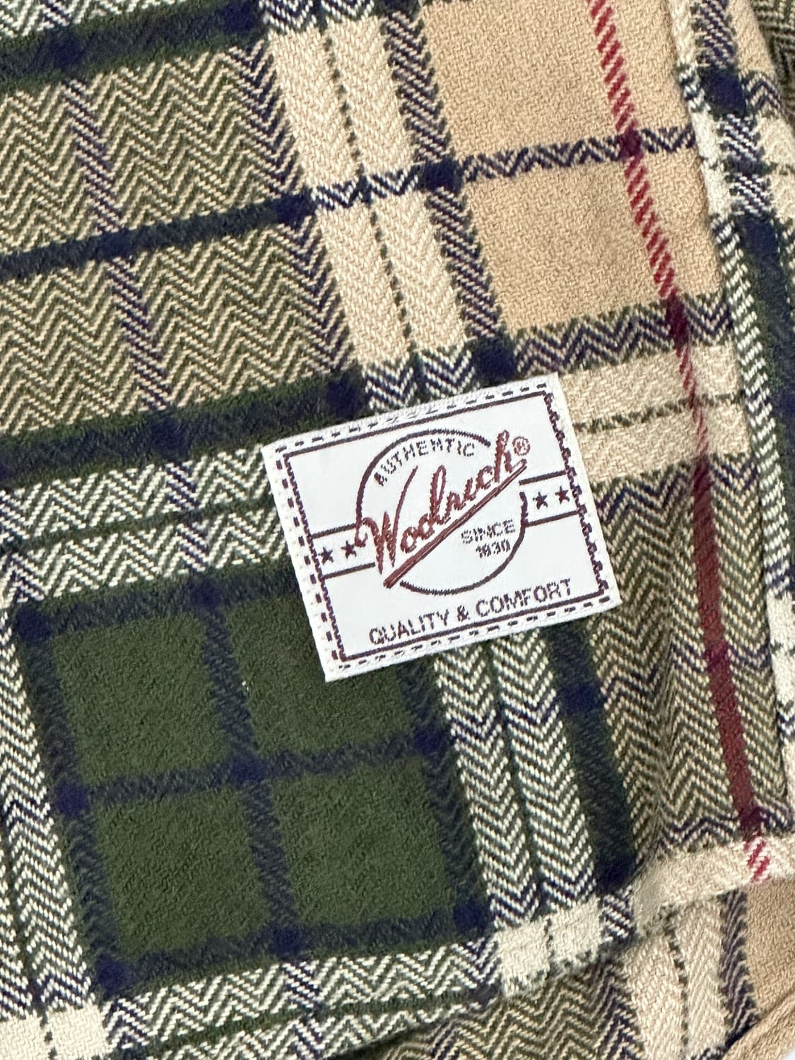 울리치 카키 체크 오버핏 셔츠 가을 시티보이 아메카지 보헤미안 상품이미지5