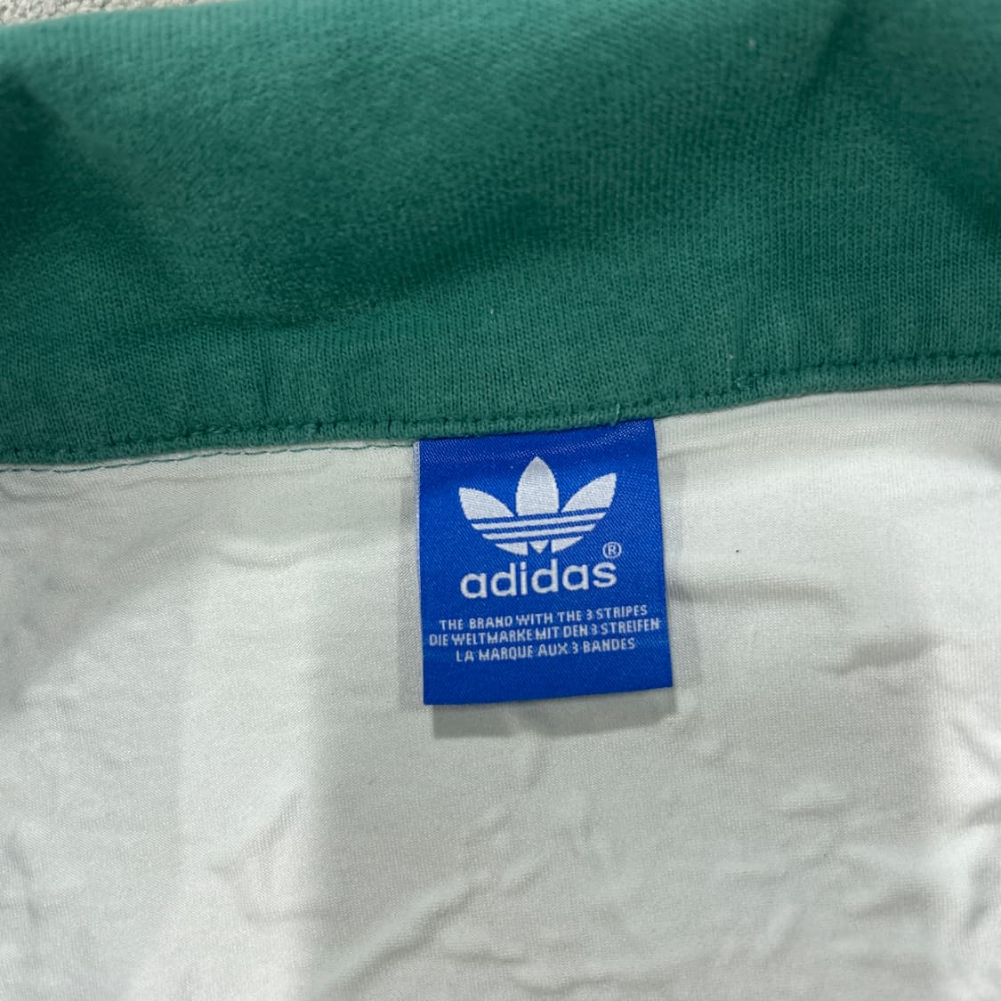 아디다스 그린 크롭 자켓 상품이미지2