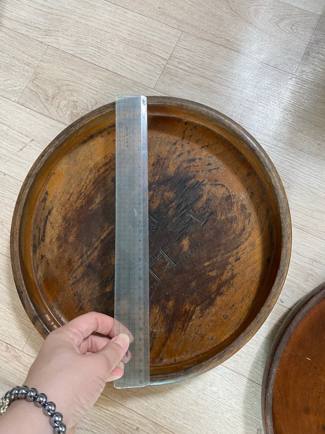 일본 나무 쟁반 2개 세트 상품이미지6