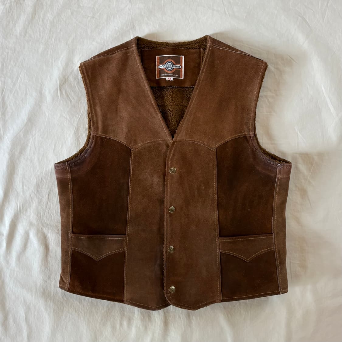 (102-105) 70s USA PIONEER WEAR 스웨이드 베스트 상품이미지9